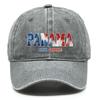 "PANAMA" "ARRIBA PANAMA" Flag Printed Sun Hat , Adjustable Snapback Baseball Cap Curved Brim Hip Hop Vintage Non-Stretch Fabric Sun Hat