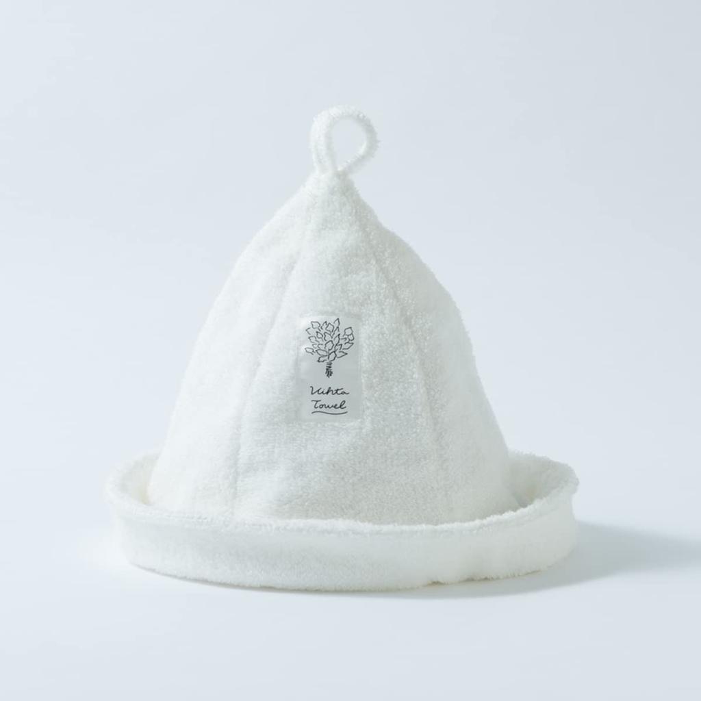 Hartwell Made in Japan Vihta Towel Sauna Hat White Imabari Sauna Towel