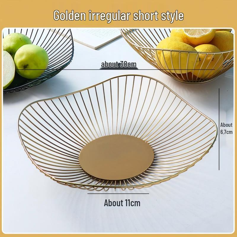 Abay Nordic Creative Iron Fruit Basket
