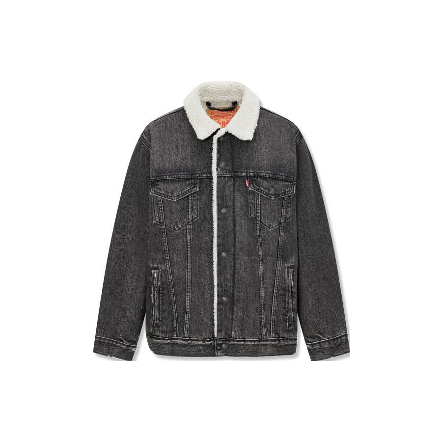Levis Button-Down Collar Denim Jacket Men jackets Gray A5784-0001