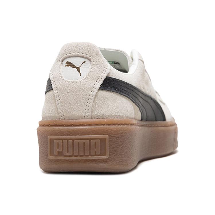 Puma Suede White Black Womens 363559-01