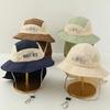 Quick Drying Fisherman Cap Wide Brim Children Mesh Cap New Sun Protection Cap  for Summer