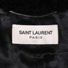 Saint Laurent Paris [Excellent Condition/Domestically Authorized] 524686 Y7SJ2 Mouton Shearling Center Vent Chesterfield Jacket Coat 46 blackUsed