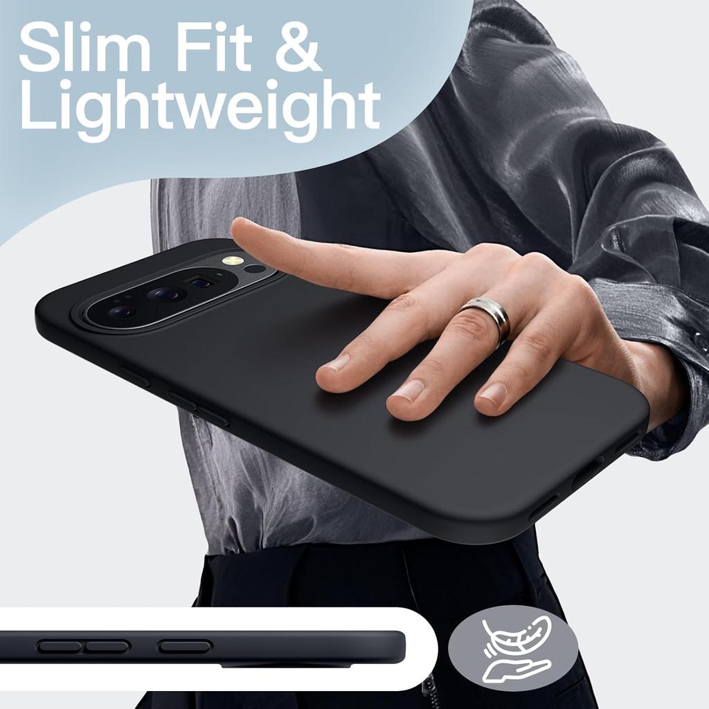 Fashion Solid Colour Shockproof Protective Liquid Silicone Phone Case For Google Pixel 10 9 8 ProXL Pro 10A/9A/8A