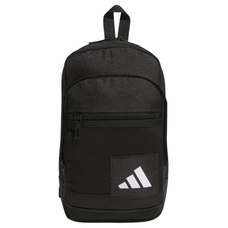 Adidas Gym Sling 6L Fashion Simple Polyester Crossbody Chest Bag Unisex bags Black KE7432 Black