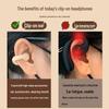 E100 Wireless Air Conduction Sport Earphones with Smart Display