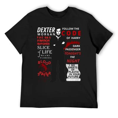 Dexter T-Shirt croswit shirt Mann Rapper Grafik-T-Shirts Louboutins Outfits für Männer