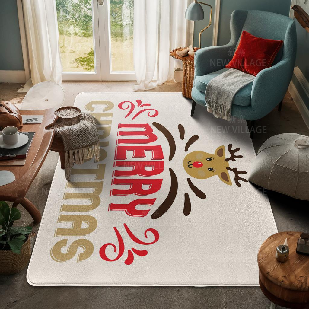 Koberec ke vchodu do domu Rohožka ke dveřím do domu Obývací pokoj Vana Koupelna Protiskluzové koberce s absorpcí vody vana Veselé Vánoce zima