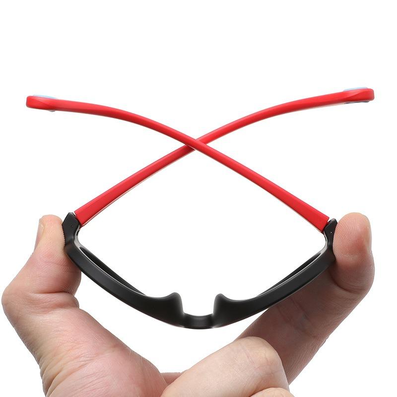 Cute Silicone Polarized Children's Sunglasses High Quality Tpee Baby Sunglasses Trendy Fashion Large Frame Sunglasses