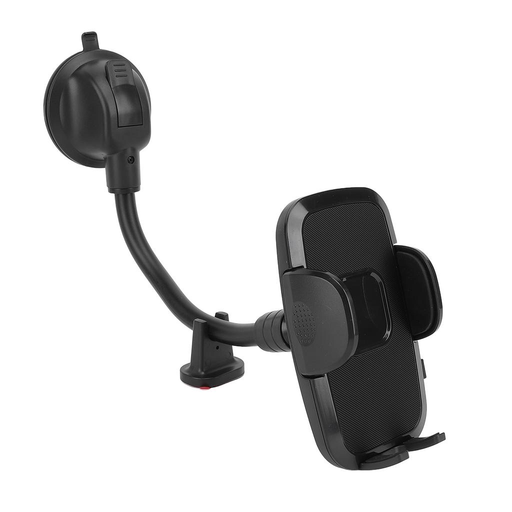 Car Phone Holder Extended Hose 360 Degree Rotation Phone Holder Suction Cup Car Phone Mount for