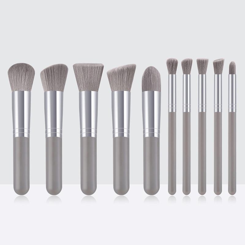 10PCs Minin Makeup Brush Set Cosmetict Makeup For Face Make Up Tools Women Beauty Professional Foundation Blush Eyeshadow beauty