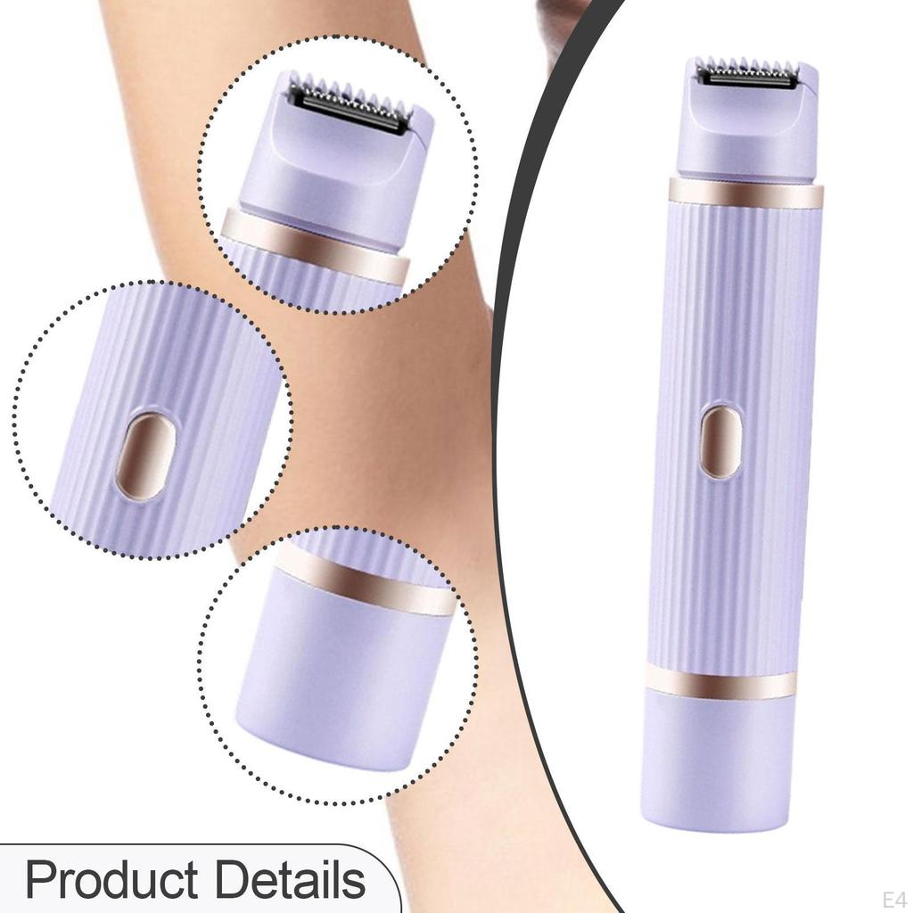 Bikini Trimmer Facial Hair Remover Double Headed Ergonomic Practical Electric Shaver for