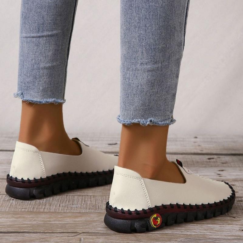 Módní ortopedická obuv pro ženu široká noha nazouvací mokasíny starší ženy ploché mokasíny nové zdravotní sestry lékaře pohodlné dámské ortopedické boty