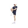Nike Color Block Fitted Crew Neck T-Shirt Men Tops Dark-Blue FV8367-451