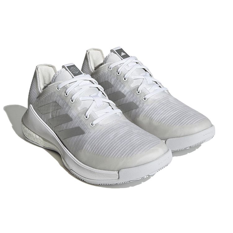 Adidas Crazyflight Team Cloud White Silver Metallic Women HR0635