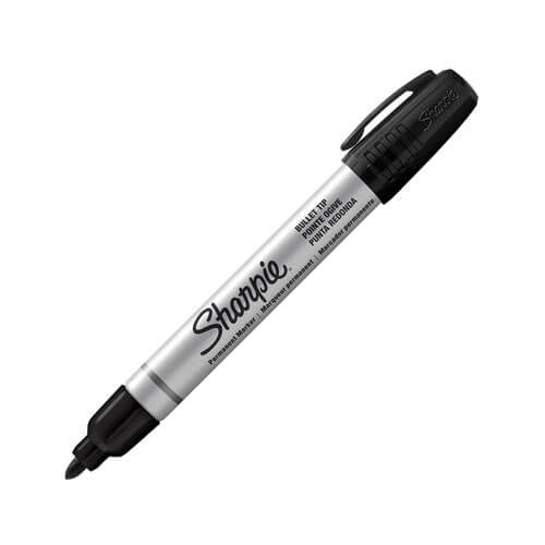 Sharpie Marker s kovovým tělem 12 ks. (Kulka)