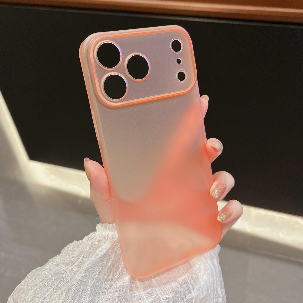 Official Ultra Thin Matte Skin Feel Case For iPhone 17 Pro Max 16 15 13 14 Plus Frosted Ttranslucent Camera Protection Cover