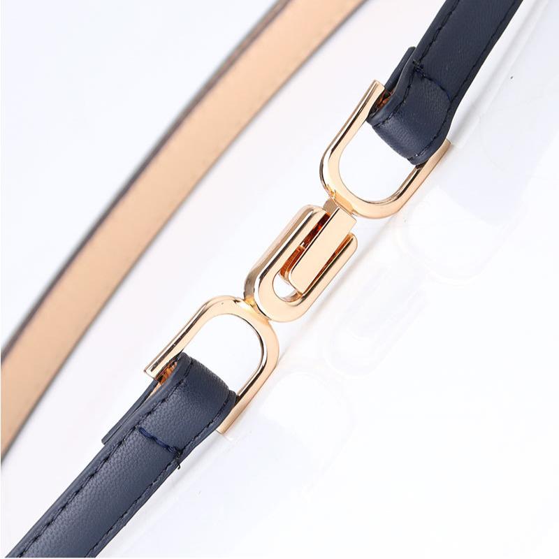 2025 Ladies Leather Buckle Korean Style Thin Belt Fashion Versatile Dress Shirt Decoration Belts for Women Luxury Designer Brand