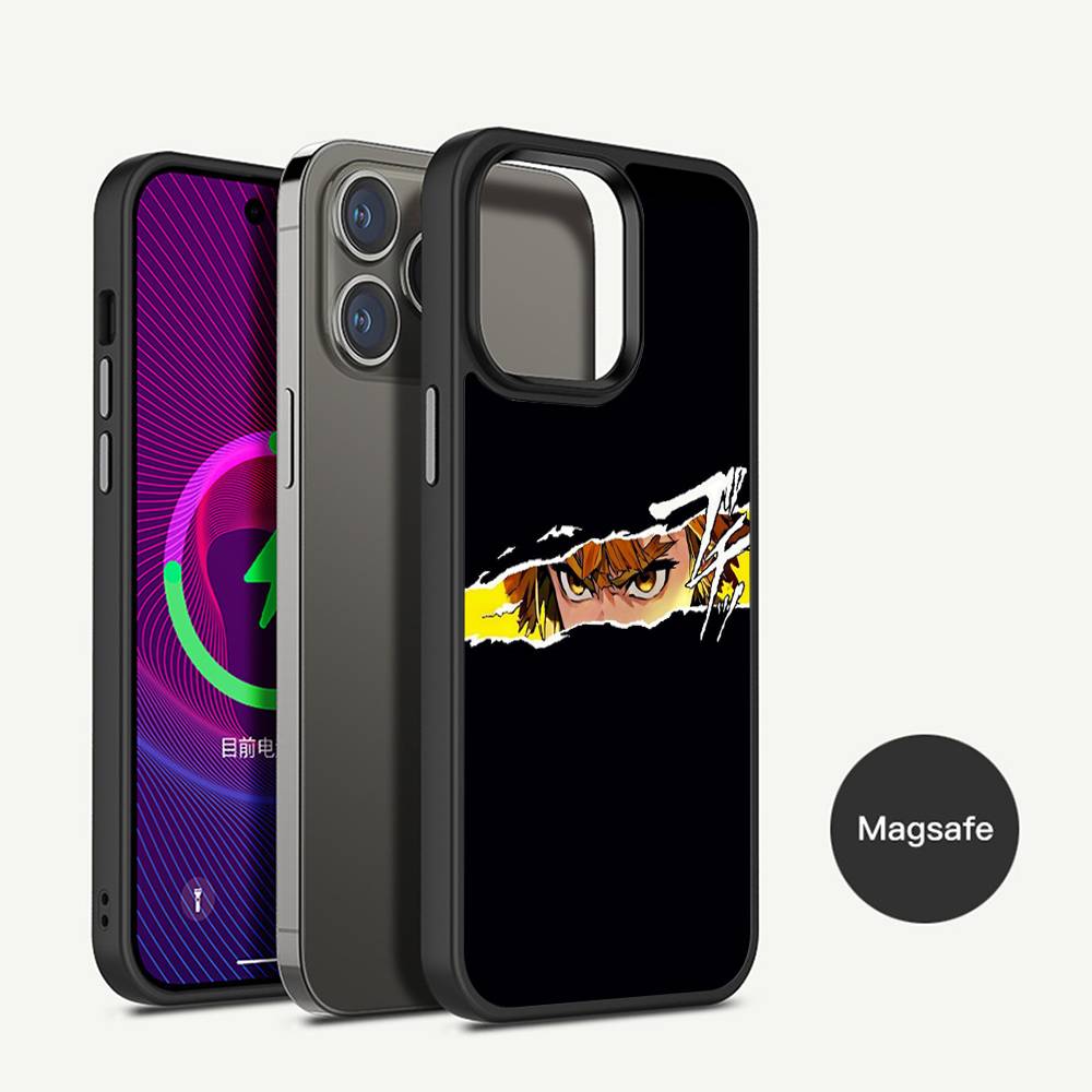 Zenitsu Agatsuma Phone Case Magnetic Case For iPhone 17 16 14 13 12 11 15 Pro Max For Wireless Charge Cover
