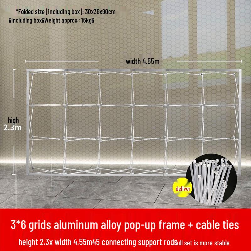 

Алюминиевый сплав Nai Duo 230x455 см Pop-Up выставочный стенд