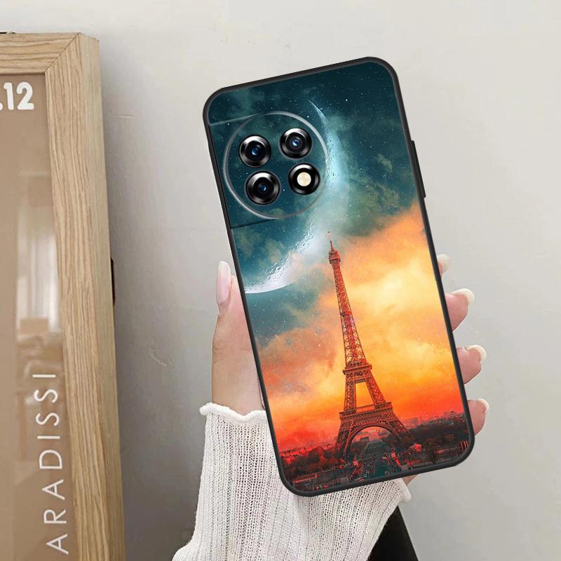 Paris Eiffel Tower France Case For OnePlus Nord 5 CE 2 3 4 Lite N20 N30 OnePlus 15 R 13R 12R 10R 13T 10T 11 12 13 Cover