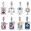 Copper Magic Tarot Series Lovers Death Sun Starscharms Beads Fit 3Mmoriginal Bracelets Diy Birthday Jewelry Gift