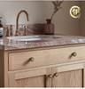 Brass Single-Hole Handle Solid Pure  Handle  Mini Drawer Knob Wardrobes Cabinets TV Stands  Bathroom Vanities Pull