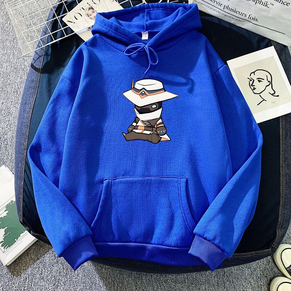 VALORANT Anime Hoodie Cypher Oversized Sweatshirt Felpa Moletom Cartoon Print Long Sleeve 2022Winter Tracksuit Men Unisex Casual
