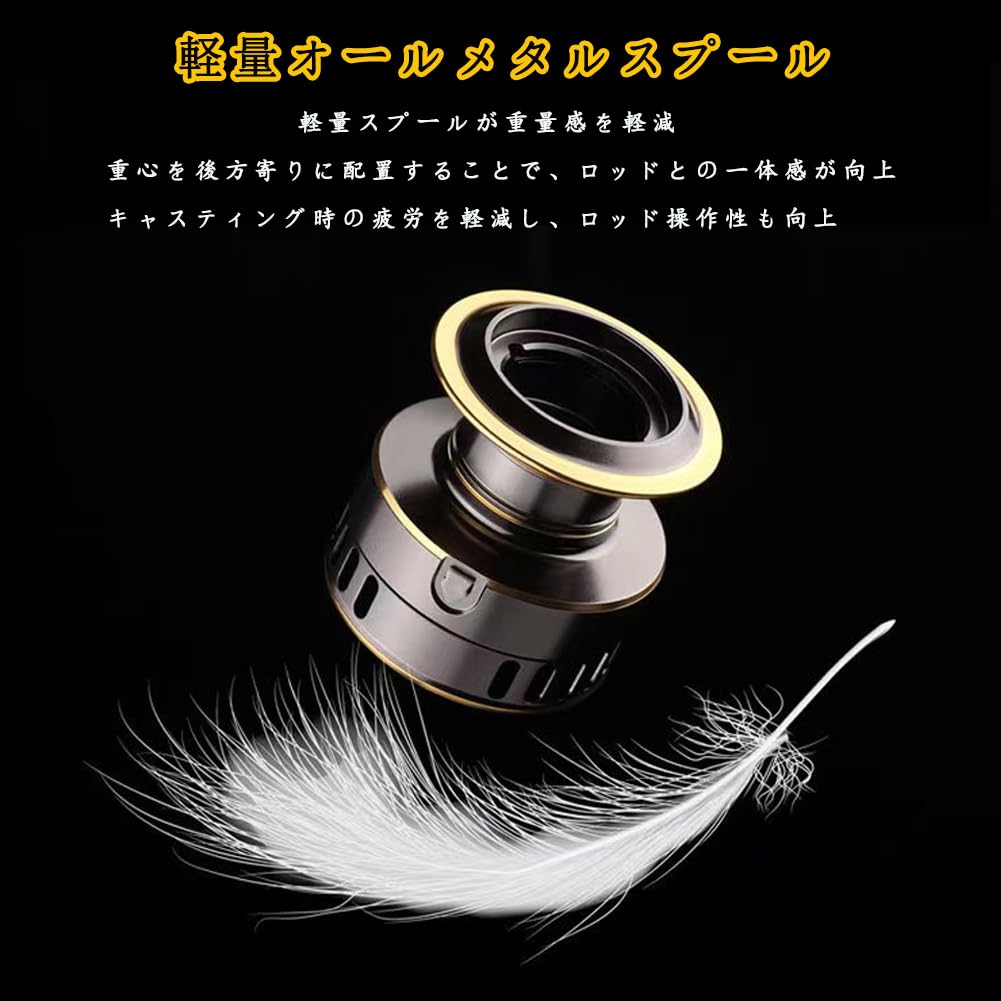 Angelrolle für das Meer Leicht und Stoßfest Max. Bremskraft 10kg HE-2000 Angeln, Weitwurf, Barsch, Seebarsch, Jigging, Langlebig, Widerstandsfähig,