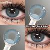 Eyeshare 2pcs NEW Natural Color Contact Lenses Fashion Blue Eyes Lenses Gray Beautiful Pupils Brown Eyes Contacts Colorful Lens