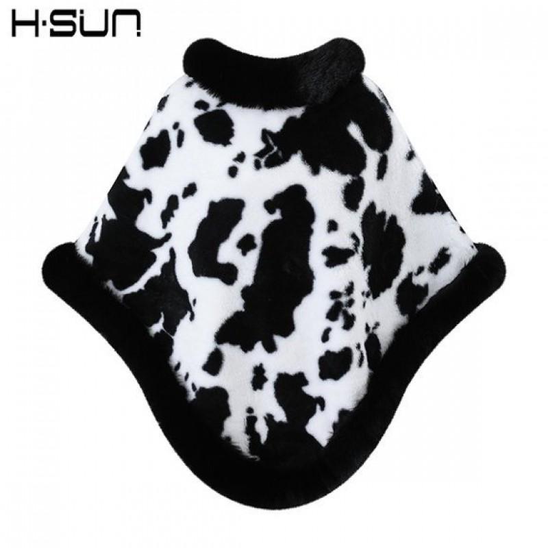 Womens Sleeveless Batwing Cape Shawl With Faux Fur Trim Warm Oversized Coat Winter