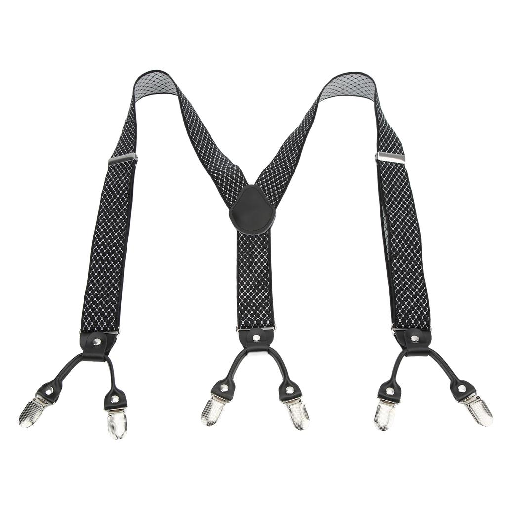 Mens Suspenders Easy Adjustable Y Shaped Straps 3.5x110cm1.4x43.3in Ergonomic Suspenders for
