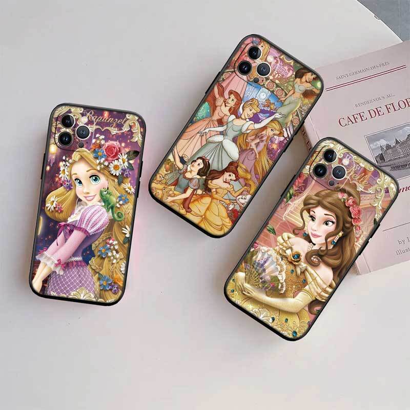 Disney Princess Phone Case for Redmi Note 12 12S 12C 13 13C 13R 14 14S 14R 14C 11A 13X A3 A3X A4 A5 Pro Max Plus