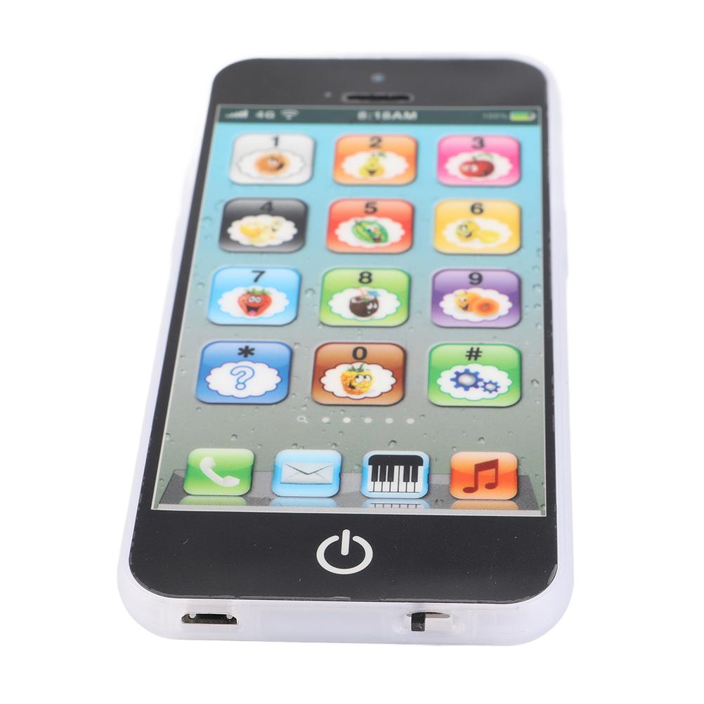 Dětský telefon hračka Přehrává hudbu Mobilní telefon Učení angličtiny Vzdělávací hračka Dárek pro miminko