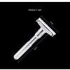 1SET Manual Razor Men's Razor Manual Adjustable Sharpness Zinc Alloy Vintage Razor