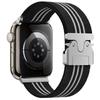 Watch Band for Apple Watch Series 10 9 8 7 SE 6 5 4 3 2 1 42mm 41mm 40mm 38mm 3-Stripe Parachute Buckle Nylon Strap