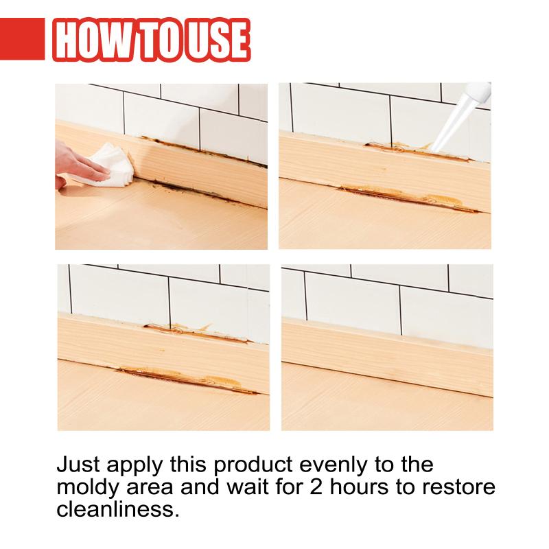 Wall Stain Remover Gel Anti Mold Paste for Household Bathroom Kitchen Wall Cleaning Deep Action Formula