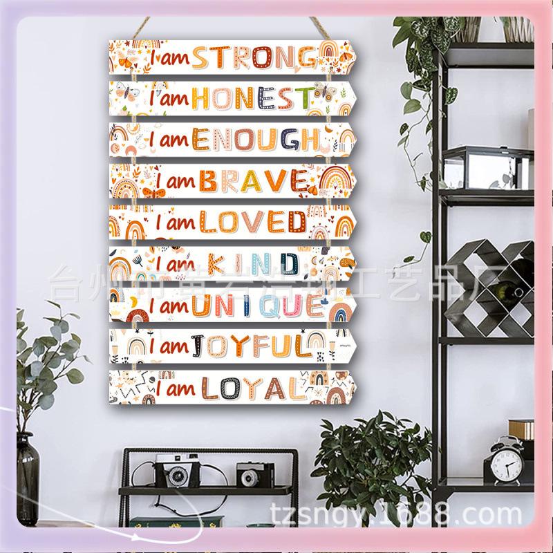 Hanging Valentine's Day Slogan Sign - Perfect for Home & Laundry Room Decor