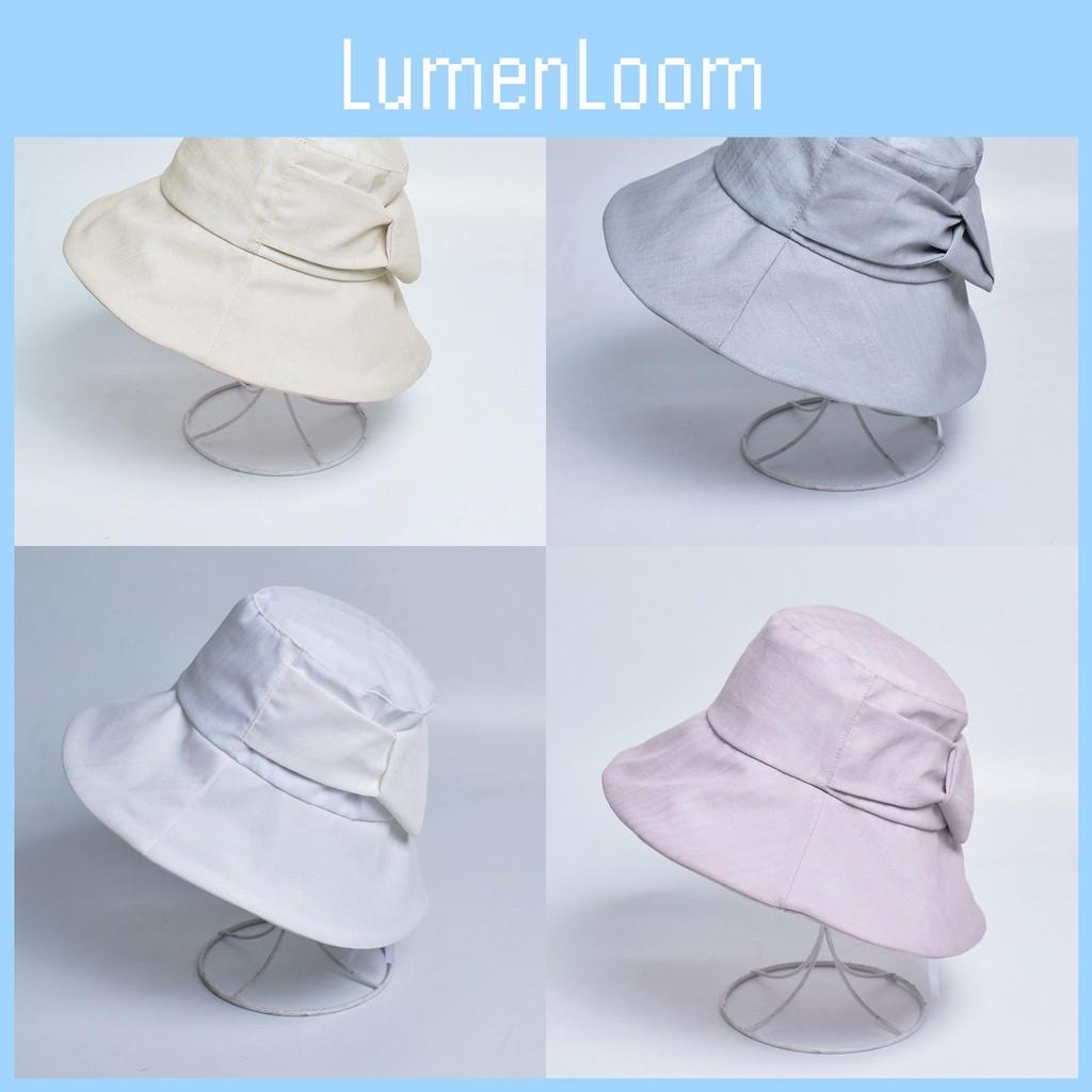 Butterfly Solid Color Tie Beach Cap Wide Brim Outdoor Breathable Activities