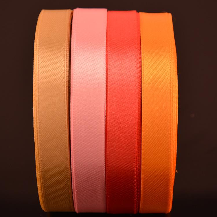 Factory Direct Sale 1.2CM Wide Double Face Printed 100% Polyester Ribbon Gift Packaging Wedding Colorful Box Accessories