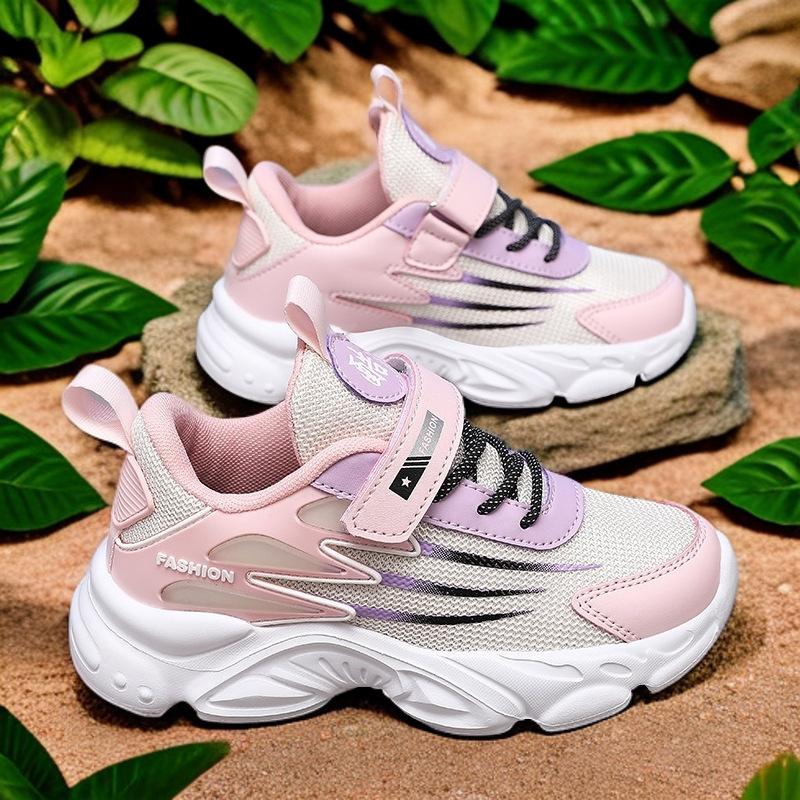 Classmate 2025 new middle-aged and older children's hiking shoes lightweight mesh breathable boys and girls primary school students running shoes