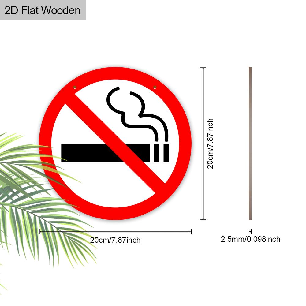 2 Stück Russische Holz-Warnschilder - Rundes Hängeornament für Haustür, Wand, Bar, Innendekoration