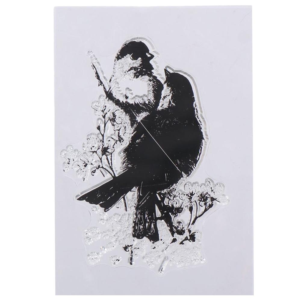 

Transparent Bird Stamps Silicone Clear Stamps Paint Stamps Silicone Stamps DIY