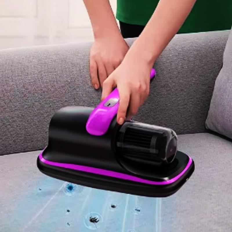 Smart home electric silent USB charging automatic handheld vacuum cleaner, portable wireless disinfection, mattress dust mite
