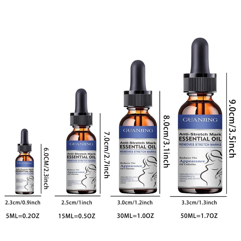 5ML/15ML/30ML/50ML/Abdominal Massage Oil for Removing Stretch Marks, Moisturizing and Hydrating Massage Oil