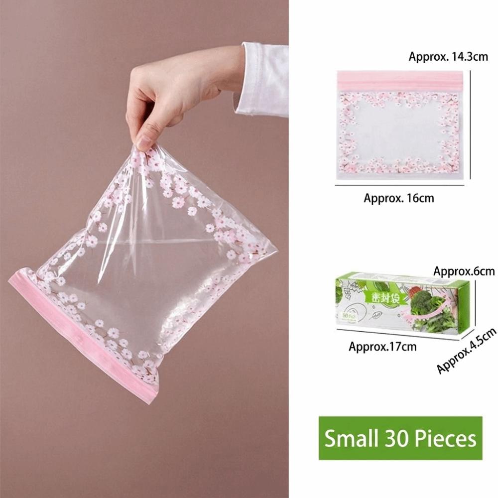 Self-Sealing Design Sealed Storage Bag Food Grade Thickened Plastic Bag  For Refrigerator