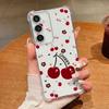 Little Cherry Pattern Phone Case For Samsung Galaxy A57 A37 A17 A56 A16 A55 A36 A26 A15 A35 A54 A53 Clear Shockproof Soft Cover
