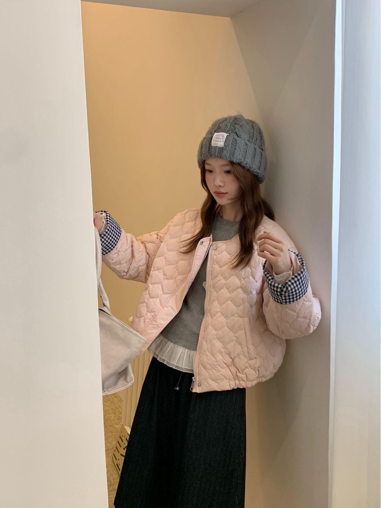 

Youjia Women s Lightweight Korean Style Down Jacket - Casual Autumn/Winter Fashion One Size