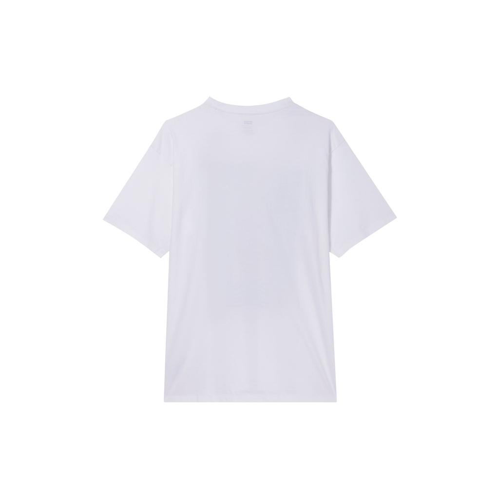 Levis Building Print Crew Neck Short Sleeve T-Shirt Men Tops White 87373-0079
