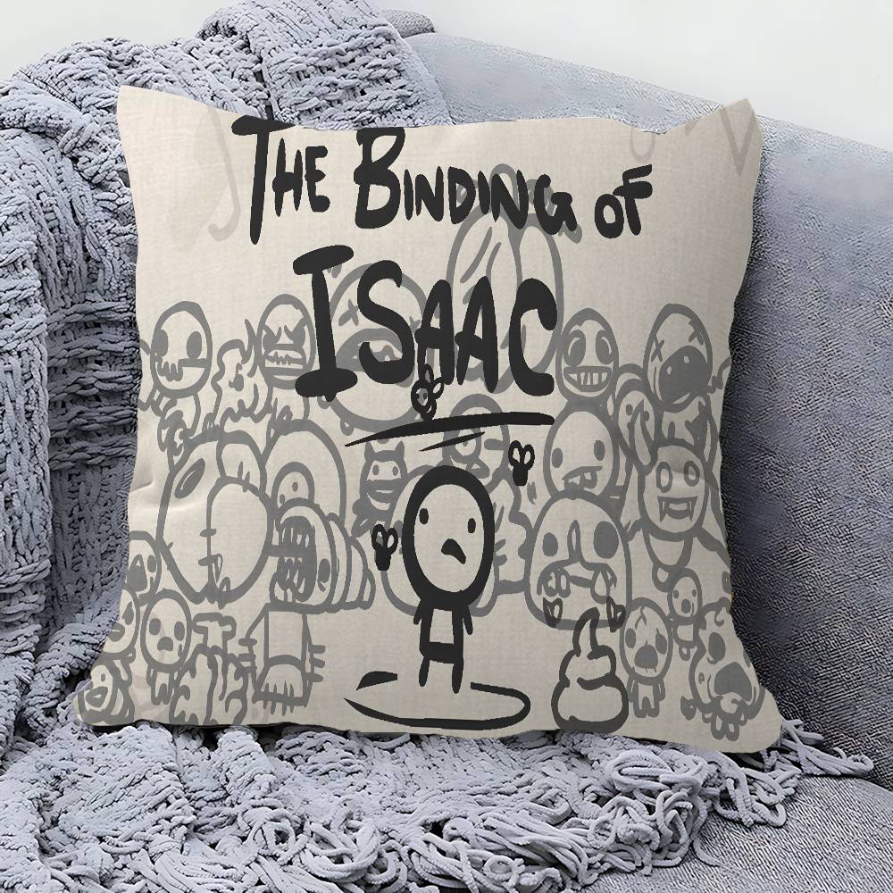 TThe Binding Of Isaac Anime Cushion Cover Pillow Cover Decor Pillowcase Printed Cushion Case for Couch